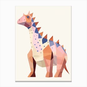 Nursery Dinosaur Art Avaceratops 1 Canvas Print