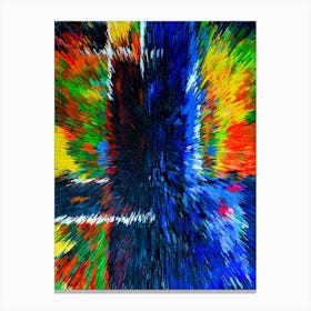 Acrylic Extruded Painting 79 Canvas Print