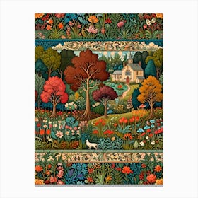 William Morris Flora And Fauna 1 Canvas Print