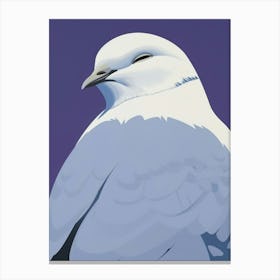 Dove Illustration 1 Canvas Print