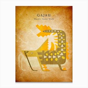 Gajau Vintage Canvas Print