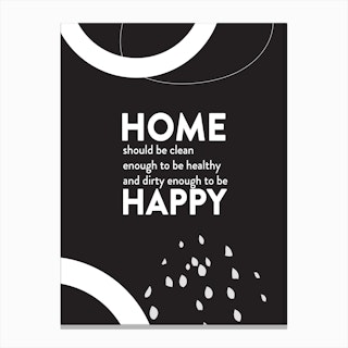 Happy Home Canvas Print