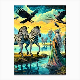 Mystical Fantasy Illustration 172 Canvas Print