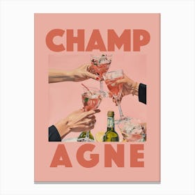 Champagne Cocktail Canvas Print