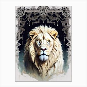Lion art 59 Canvas Print