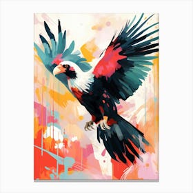 Bird Painting Collage California Condor 1 Canvas Print