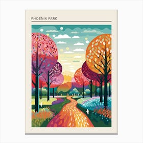 Phoenix Park Dublin Canvas Print
