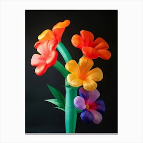 Bright Inflatable Flowers Marigold 1 Canvas Print