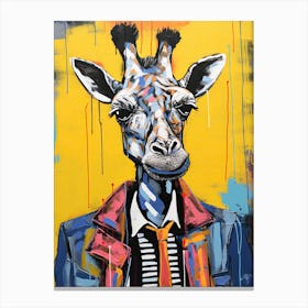 Disco 2 Giraffe Canvas Print