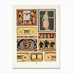 Greek Pattern, Albert Racine (3) Canvas Print