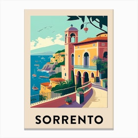 Sorrento 2 Vintage Travel Poster Canvas Print