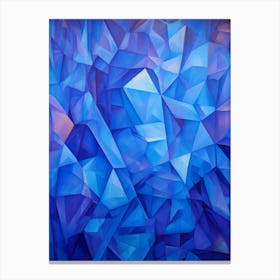 Colourful Abstract Geometric Polygons 1 Canvas Print