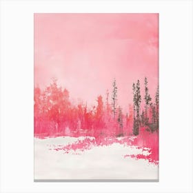 Pink Forest Canvas Print Canvas Print