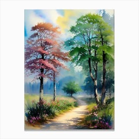 Path Through The Trees Canvas Print