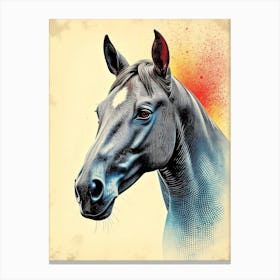 Horse Head Painting Canvas Print