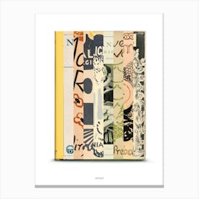 Virginia Woolf - Book Lover Abstract Print -First Edition Covers Toile