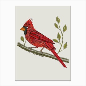 Jaclyn The Cardinal Canvas Print