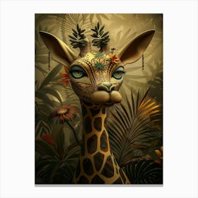 Tropical Animal Vegetal 2 Canvas Print