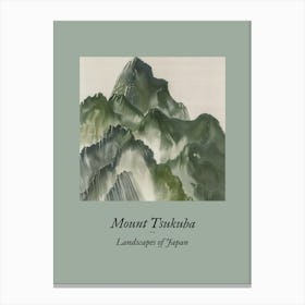 Landscapes Of Japan Mount Tsukuba 50 Canvas Print
