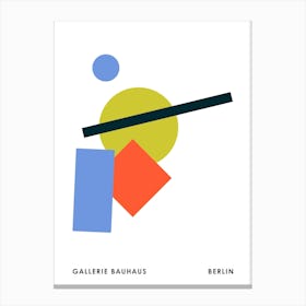 Bauhaus Exhibition Poster 5 Canvas Print