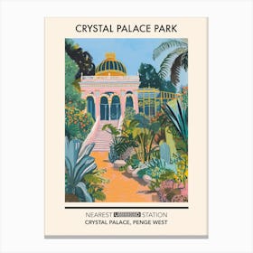 Crystal Palace Park London Parks Garden 4 Canvas Print