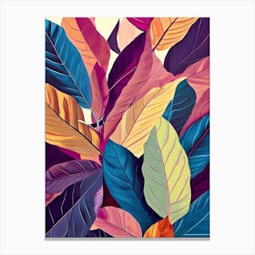 Colorful Leaves Canvas Print 1 Canvas Print