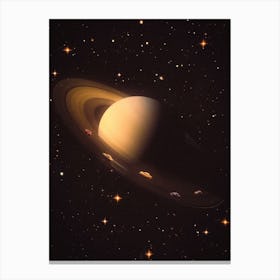 Saturn Riders Canvas Print