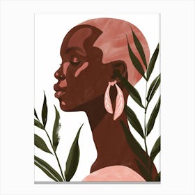 Portrait Of An African Woman 3 Canvas Print