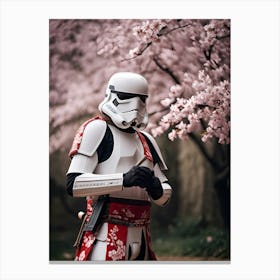 Stormtroopers Wearing Samurai Kimono (21) Canvas Print
