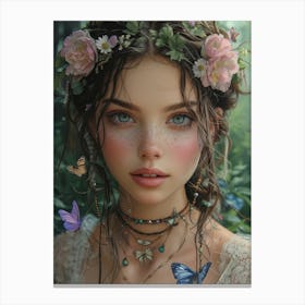 Fairytale Girl 1 Canvas Print