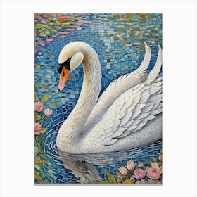 Swan's Grace Canvas Print