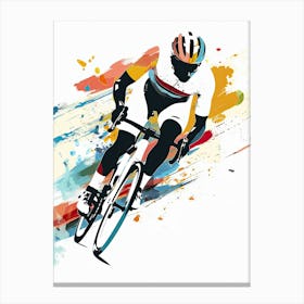 Road Warriors Cycling Canvas Print