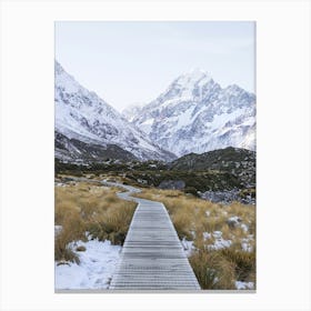 Mount Cook Track New Zealand Canvas Print