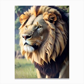 Lion 4 Canvas Print