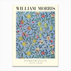 William Morris Pomegranate Canvas Print