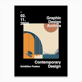 Graphic Design Archive Poster 30 Canvas Print