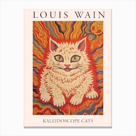 Louis Wain, Kaleidoscope Cats Poster 22 Canvas Print