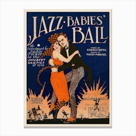Jazz Babies' Ball, Maceo Pinkard Canvas Print