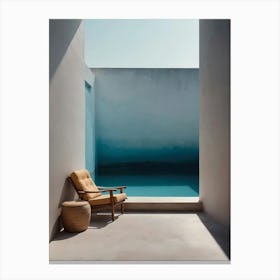 Room With A Pool Canvas Print