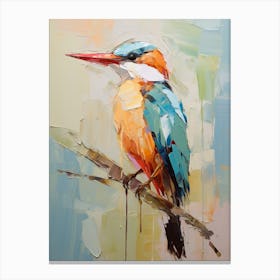 Bird Painting Kingfisher 1 Canvas Print