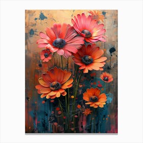 Gerberas Canvas Print