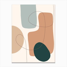 Modern Shapes 4 Canvas Print