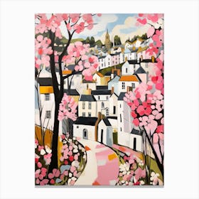 Portmeirion (Wales) Painting 1 Canvas Print