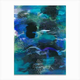 Blue Ocean Abstract Canvas Print