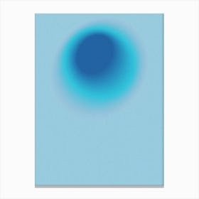 Blue Sphere 1 Canvas Print