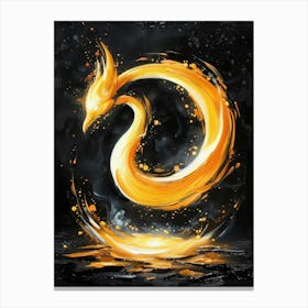 Fire Dragon Canvas Print