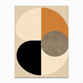 Whimsical Bauhaus Whirlwind Canvas Print