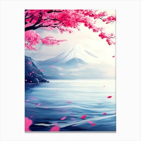 Sakura Blossom Wallpaper Canvas Print