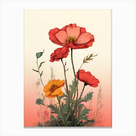 Poppies 16 Canvas Print