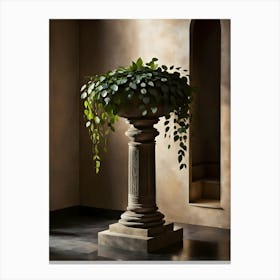 Ivy Planter Canvas Print